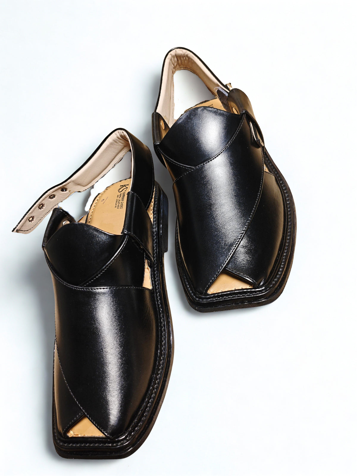 Premium Charsadwaal Chappal- Black