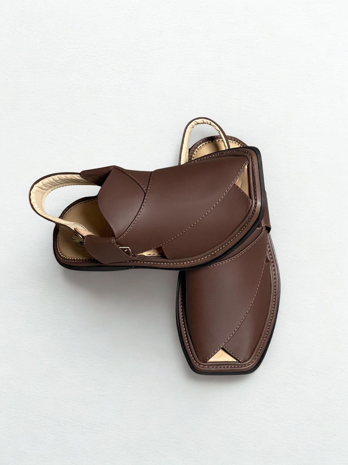 Premium Peshawari Chappal- burgundy