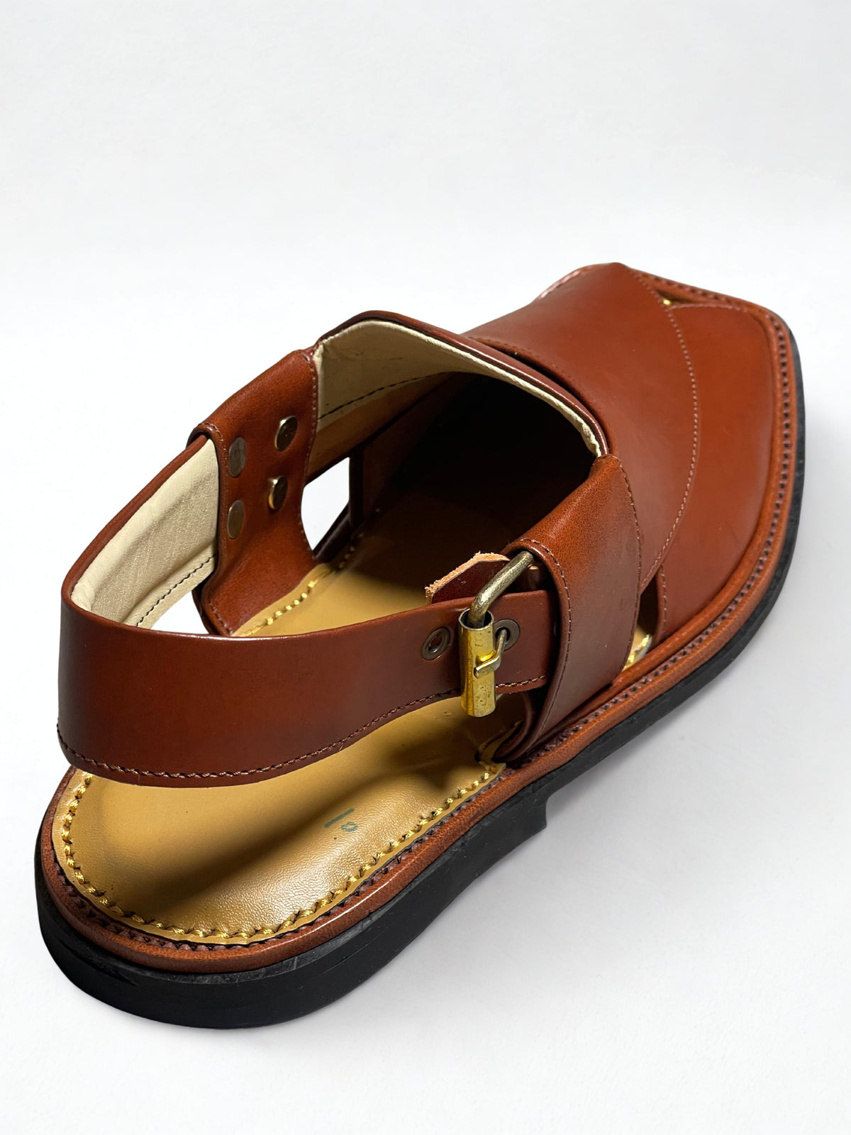 Premium Peshawari Chappal- Malaishia Brown