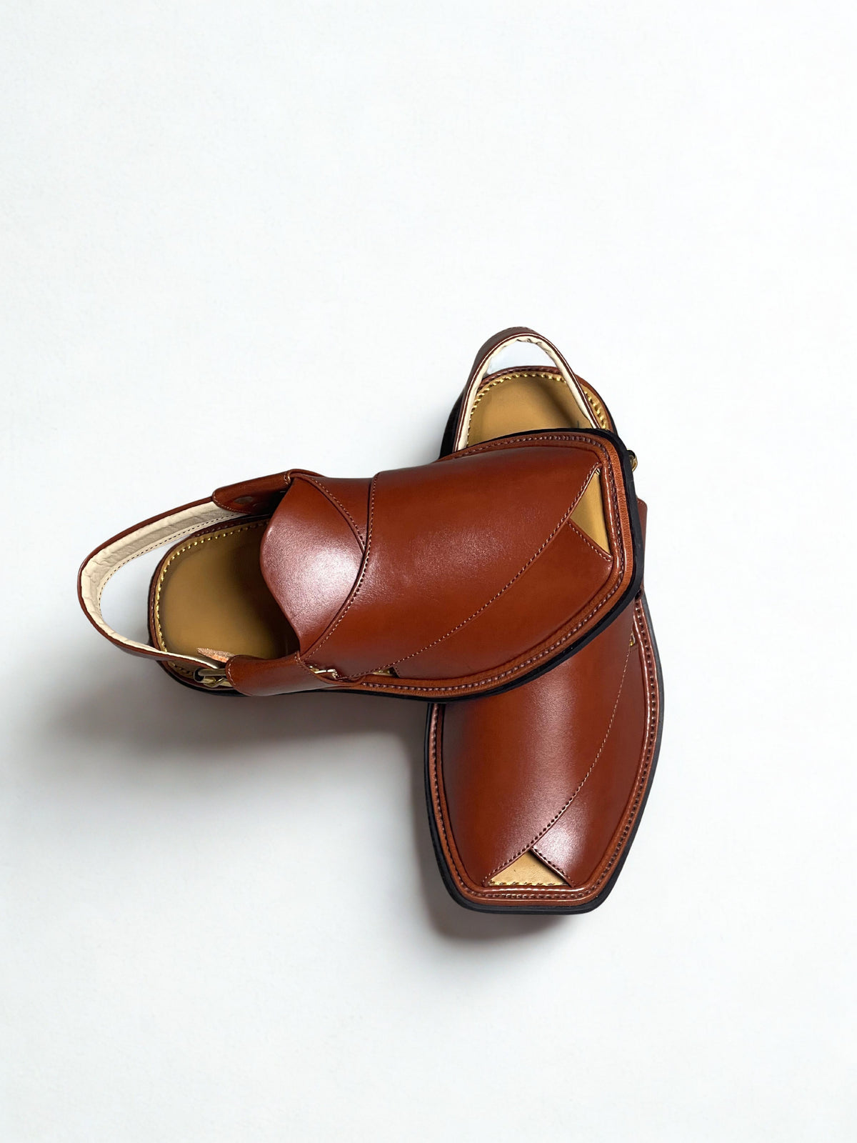 Premium Peshawari Chappal- Malaishia Brown