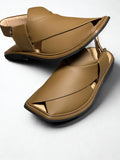 Classic Peshawari Chappal- Tan Brown