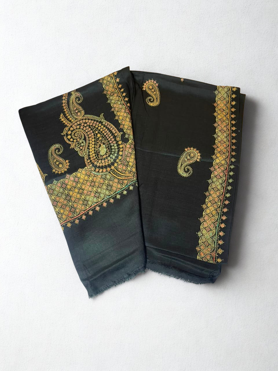 Paisley Pashmina Shawl- Warm Beige