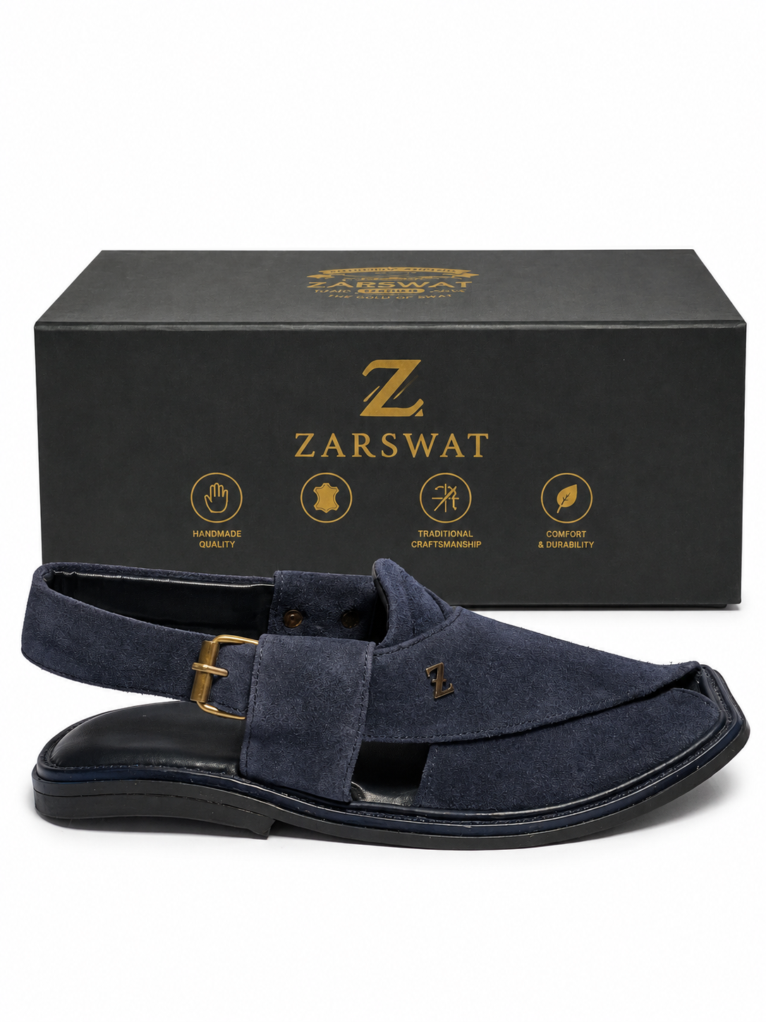 Royal Blue – Suede Snowy Midnight