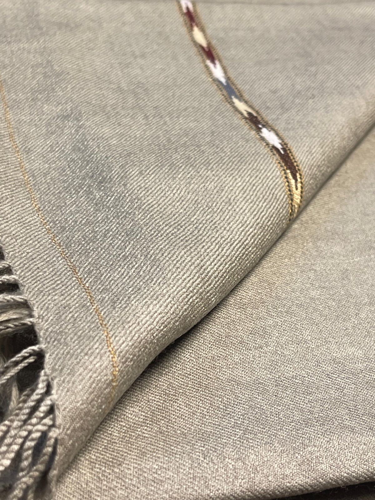 Premium Classy Grey Men’s Pashmina Shawl – 72 Wool