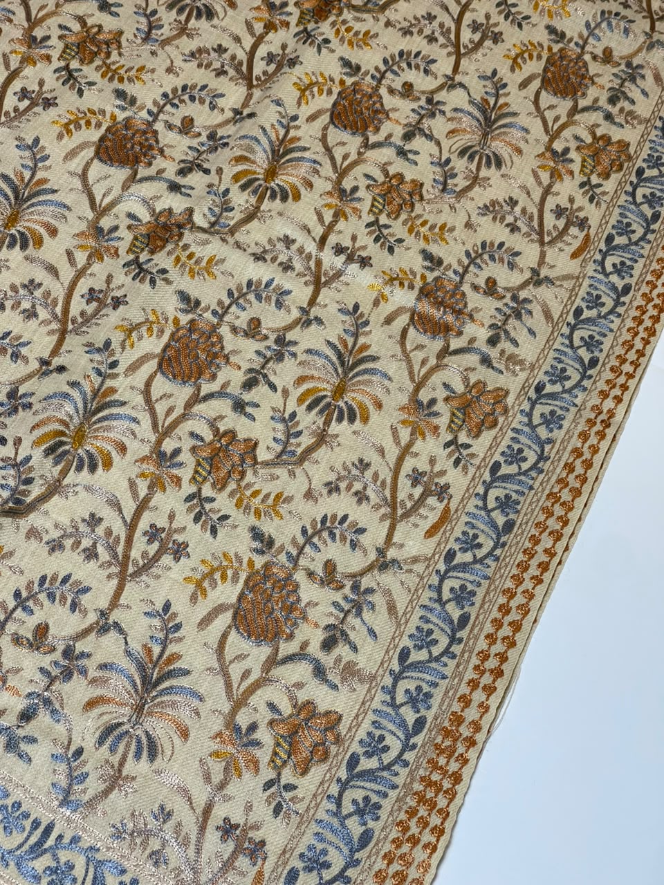 Elegant Floral Pashmina Shawl
