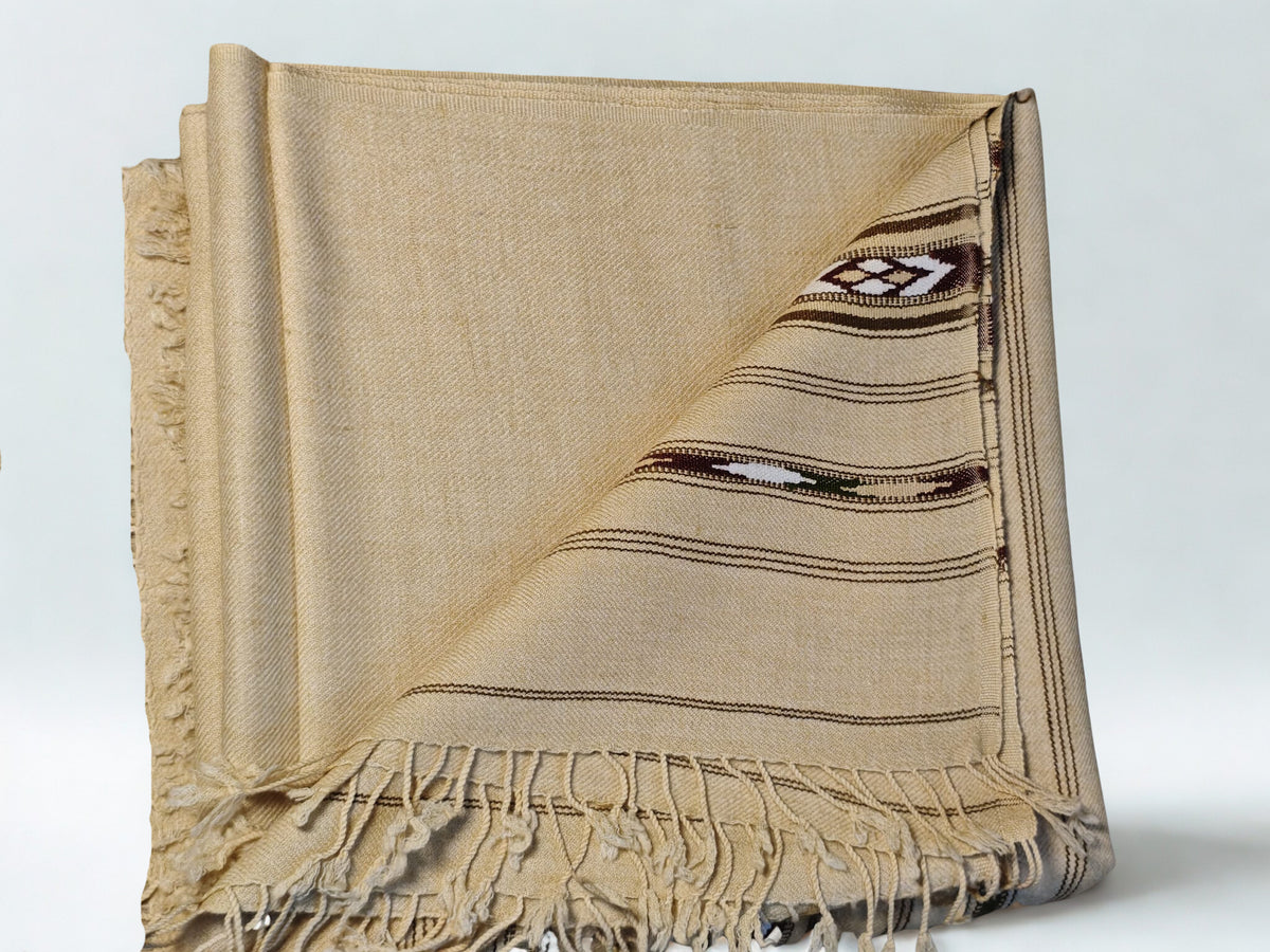 Premium Double 72 Wool Shawl