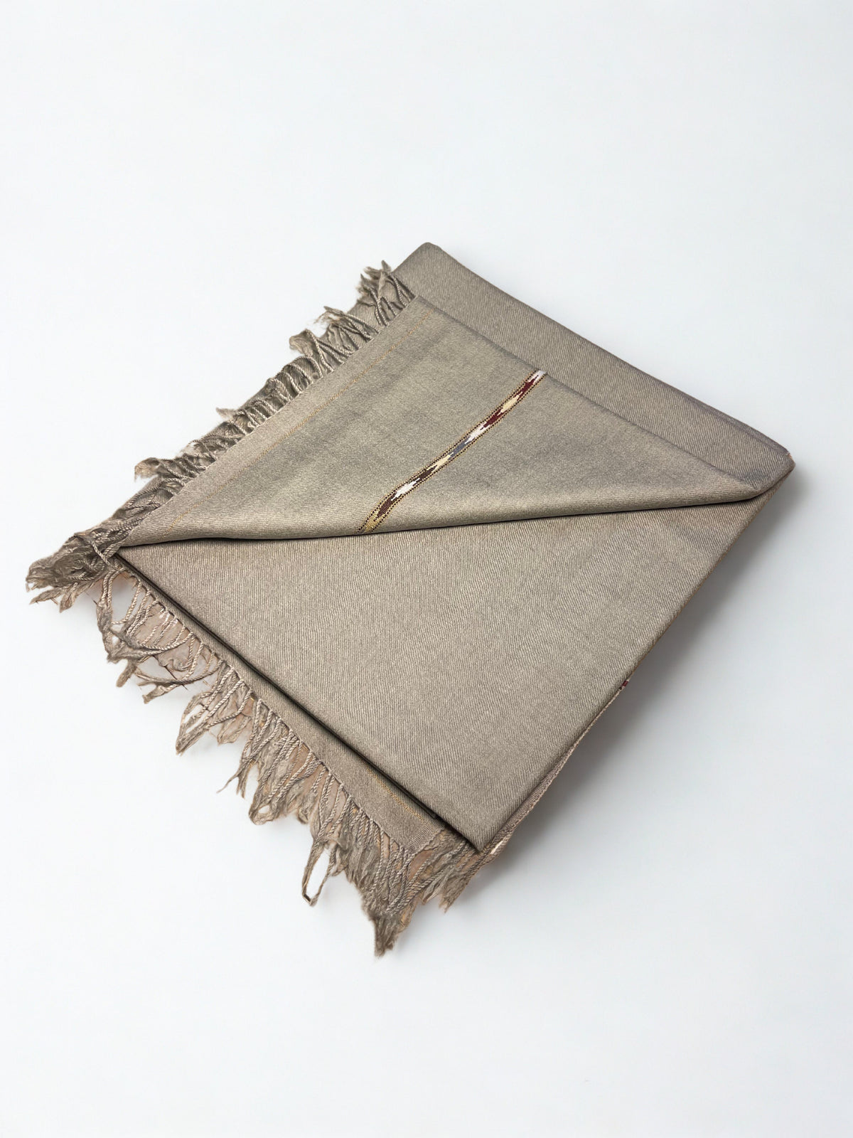 Premium Classy Grey Men’s Pashmina Shawl – 72 Wool